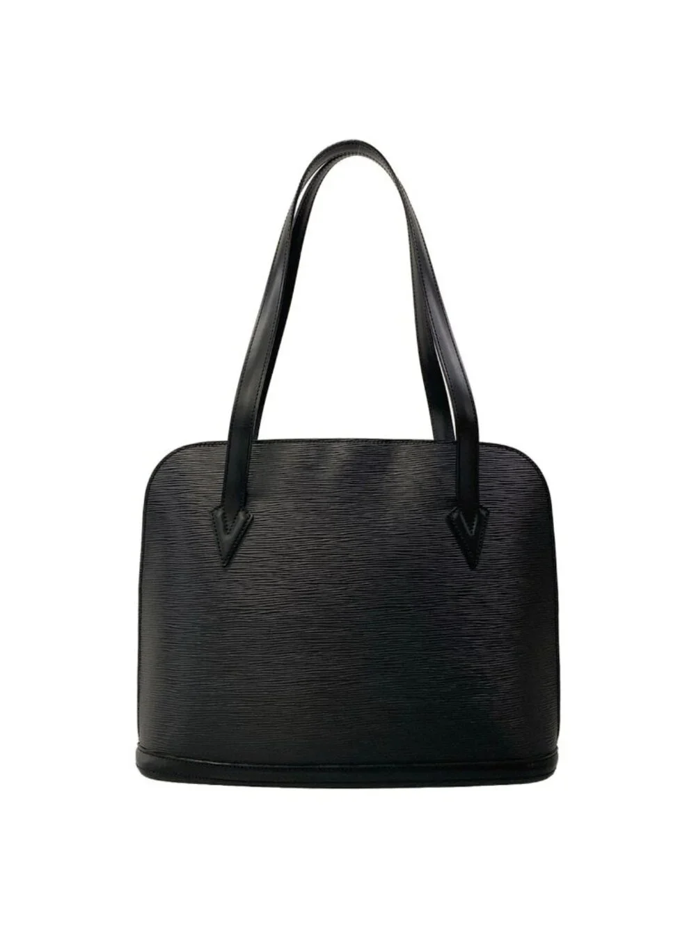 Louis Vuitton Shoulder Bag Epi Lussac Noir Leather